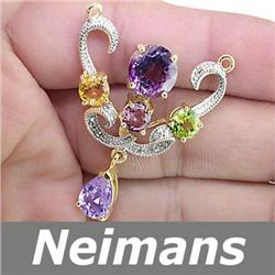 Antique Certified 2.00ct Aquamarine & Sapphire Ring 14k