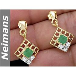 Certified Gem 4.00 ct Aquamarine & VS Diamond Ring 14kt