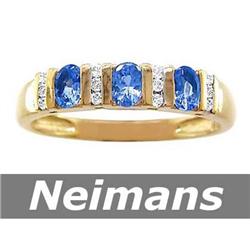 Certified 3.75 ct Sapphire & Diamond Pendant 14kt Gold