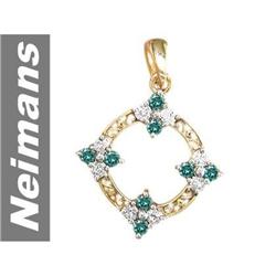 Certified 26.25 ct Ruby & VS Diamond Necklace 14kt Gold