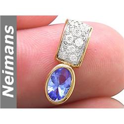 Men's 3.00 ct Gem Aquamarine & VS Diamond Ring 14K Gold