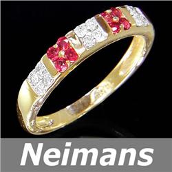 USGL Certified 3.25ct Sapphire Huggie Earrings 14K Gold