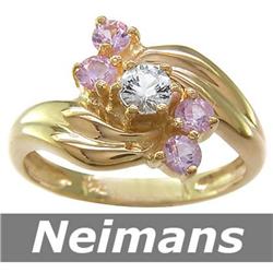 USGL Certified 3.25 ct Emerald & Diamond Ring 14kt Gold