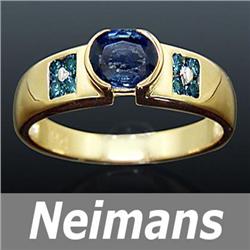 USGL Certified 8.25 ct Gem Ruby & Diamond Ring 14K Gold