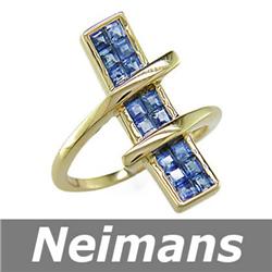 Certified 1.25 ct Ruby & White Sapphire Ring 14kt Gold