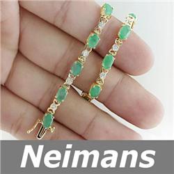 Gem Quality 1.50 ct Peridot & VS Diamond Ring 14kt Gold