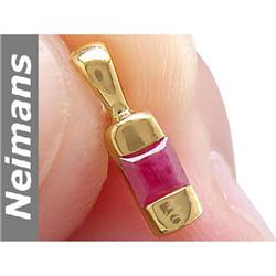 Vintage 2.50 ct Multi Sapphire & Ruby Ring 14kt Gold