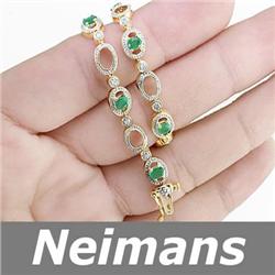 1.00 ct Blue & White Diamond Pendant 14kt Gold