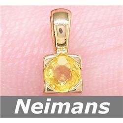 .25 ct Diamond Pendant 14kt Gold USGL Certified