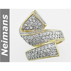 USGL Certified 1.00 ct Gem Ruby & Diamond Ring 14K Gold