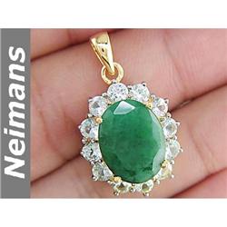 Certified .75 ct Blue Sapphire & Diamond Ring 14kt Gold