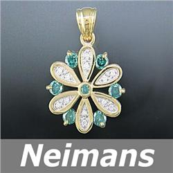 Antique 2.75ct Certified Sapphire & VS Diamond Ring 14k