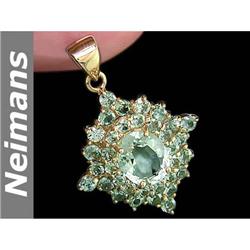 Certified 4.00 ct Aquamarine & VS Diamond Ring 14k Gold