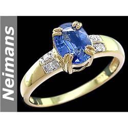 Top Gem 3.00ct Certified Yellow Sapphire & Diamond Ring