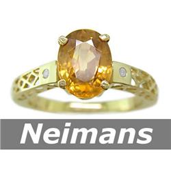 .75 ct Ruby & Diamond Ring 14kt Gold CERTIFIED