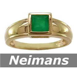 .75 ct Emerald Ring 14kt Gold USGL CERTIFIED