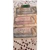 Image 1 : 2 1954 BE/RA $5.00 NOTES & 1 1954 BE/RA $10.00 NOTE