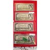 Image 3 : 4 1954 $20.00 DF. NOTES PREFIX A/E B/E C/E D/E  MISSING E/E