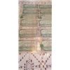 Image 1 : 12 CENTENIAL 1967 $1.00 NOTES 12 DIFFERENT PREFIXS