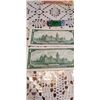Image 2 : 2 1967 $1.00 NOTES 1 WITH SERIAL # 1 WITHOUT