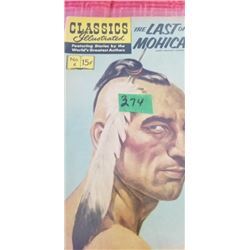 CLASSICS ILLUSTRATED   LAST OF THE MOHICANS