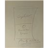 Image 1 : Signed Andy Warhol Tomato Soup Can Sketch