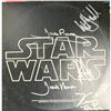 Image 1 : Signed Star Wars Soundtrack Album Cover