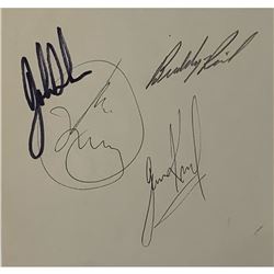 4 Classic Rock Drummer Autographs