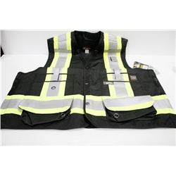 WORK KING SURVEYOR VEST; SIZE LRG