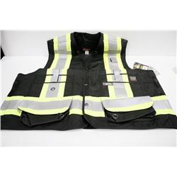 WORK KING SURVEYOR VEST; SIZE 2XL