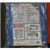 Image 1 : KLETON 10' X 20' STANDARD BLUE POLYETHYLENE TARP