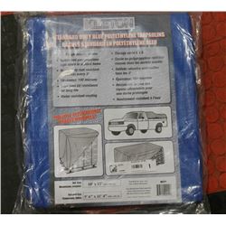 KLETON 10' X 20' STANDARD BLUE POLYETHYLENE TARP