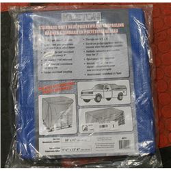 KLETON 10' X 20' STANDARD BLUE POLYETHYLENE TARP