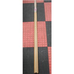 LOT OF 3 ASSORTED 5FT WOODEN CLEANING TOOL HANDLES