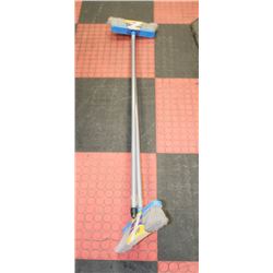 LOT OF 2 DELUXE MAGNETIC BROOMS