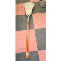 LOT OF 2  HUSKY HEAVY DUTY CORN BROOMS