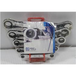 GRAY TOOLS 5PC SAE RATCHETING BOX WRENCH SET