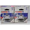 Image 1 : 2PK OF LENOX 3 1/4" 83MM HOLE SAW W/ SPEED SLOT