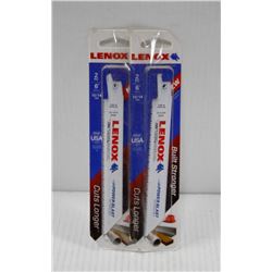 2PK OF LENOX 2PC 6" 10/14 TPI FIRE & RESCUE