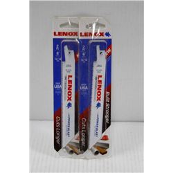 2PK OF LENOX 2PC 6" 10/14 TPI FIRE & RESCUE