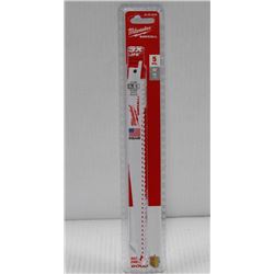 NEW MILWAUKEE 5PK 9" 5TPI REPLACEMENT SAWZALL
