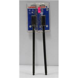 2PK LENOX 12" 300MM ARBOR EXTENSION FOR 1/2" CHUCK