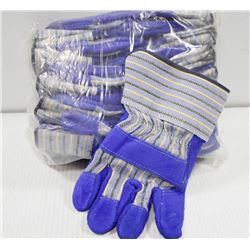 10PK OF WELDERS BLUESHIELD GLOVES ONE SIZE