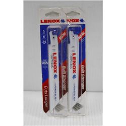 2PK OF LENOX 5PC  6", 14 TPI THIN METAL