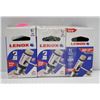 Image 1 : 3PK OF LENOX 1 3/8" 35MM HOLE SAWS W/ SPEED SLOT