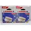 Image 1 : 2PK OF LENOX 2 3/4" 70MM HOLE SAWS W/ SPEED SLOT