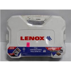 NEW LENOX 17PC CONTRACTORS HOLE SAW KIT