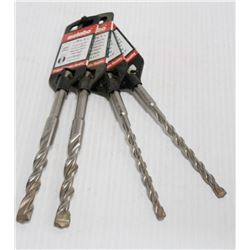 GROUP OF 4 METABO CONCRETE DRILL BITS,