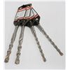 Image 1 : GROUP OF 4 METABO CONCRETE DRILL BITS,