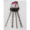 Image 1 : GROUP OF 4 METABO XONCRETE DRILL BITS,